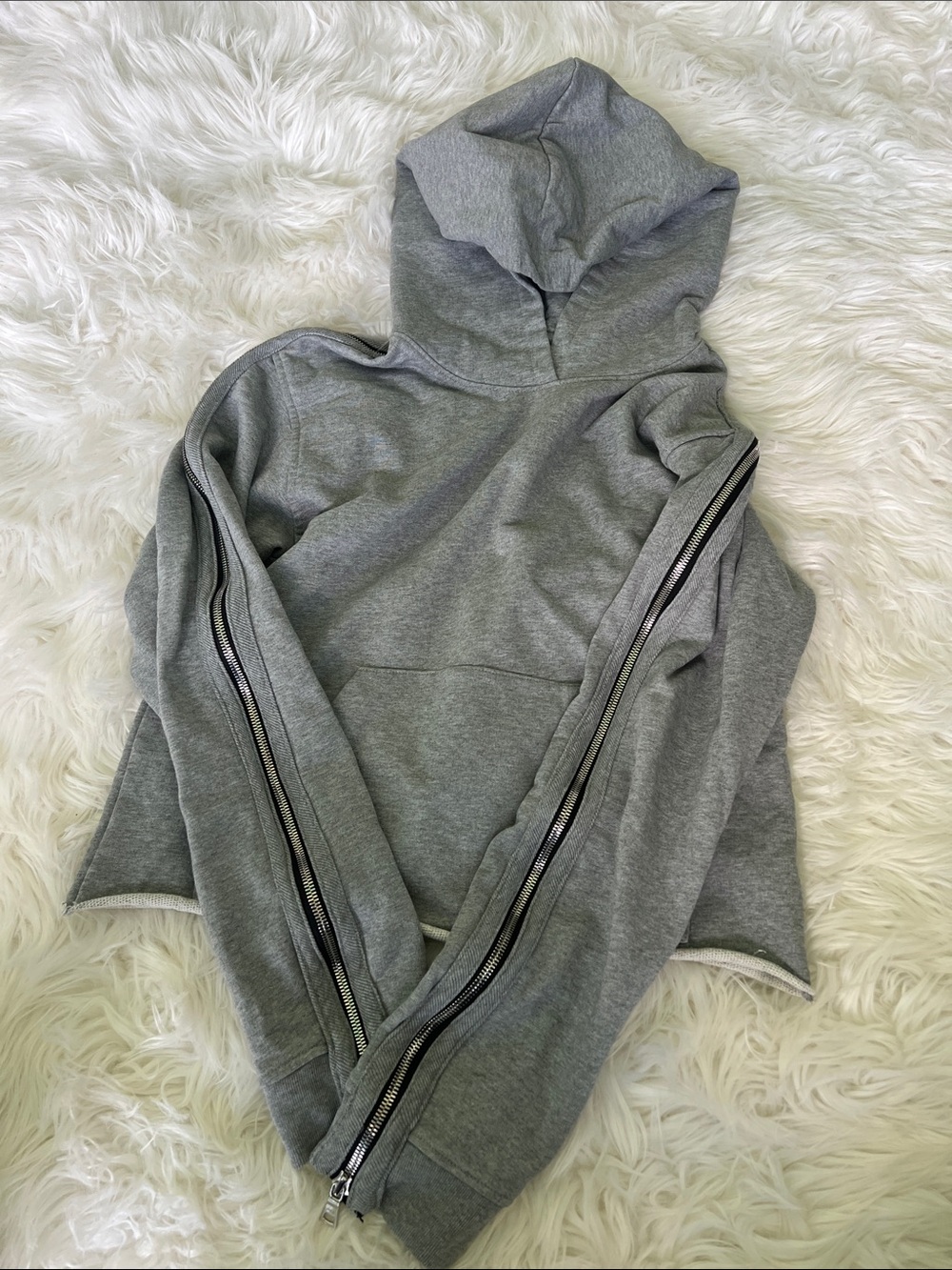 RTA Grey Zipper Hoodie - Picture 5 of 5